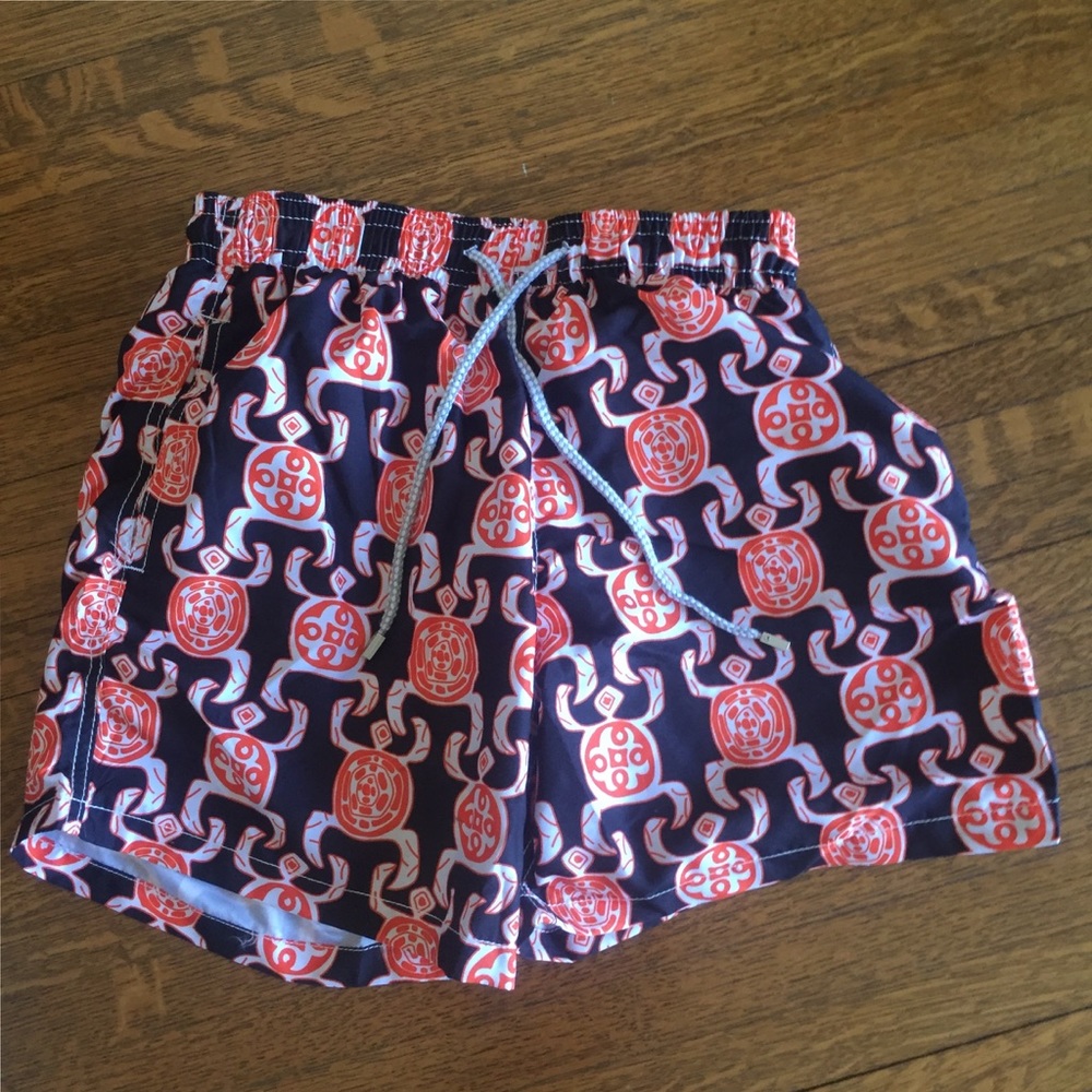 Turtle print swim trunks - Picture 2 of 6
